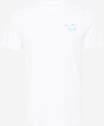 MUSTANG Koszulka 'AUSTIN' w kolorze biały: przód