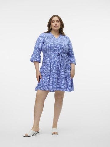 Vero Moda Curve Kleid 'ZERA' in Blau