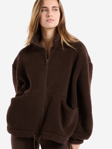 ETAM Fleecejacke 'Jamil' in Braun