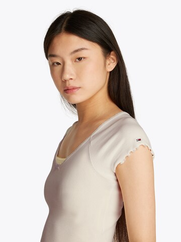 T-shirt Tommy Jeans en blanc