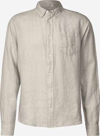 Street One MEN Button Up Shirt in Beige: front