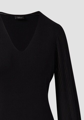 Robes en maille s.Oliver BLACK LABEL en noir