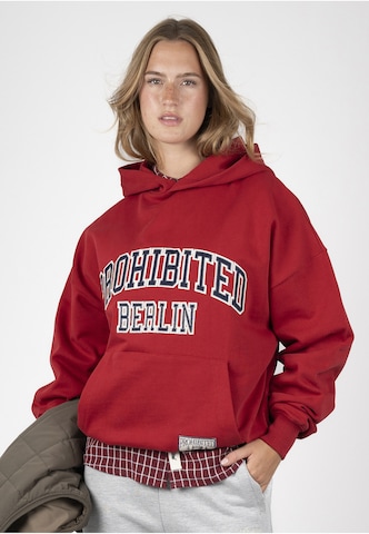 Prohibited Sweatshirt in Red