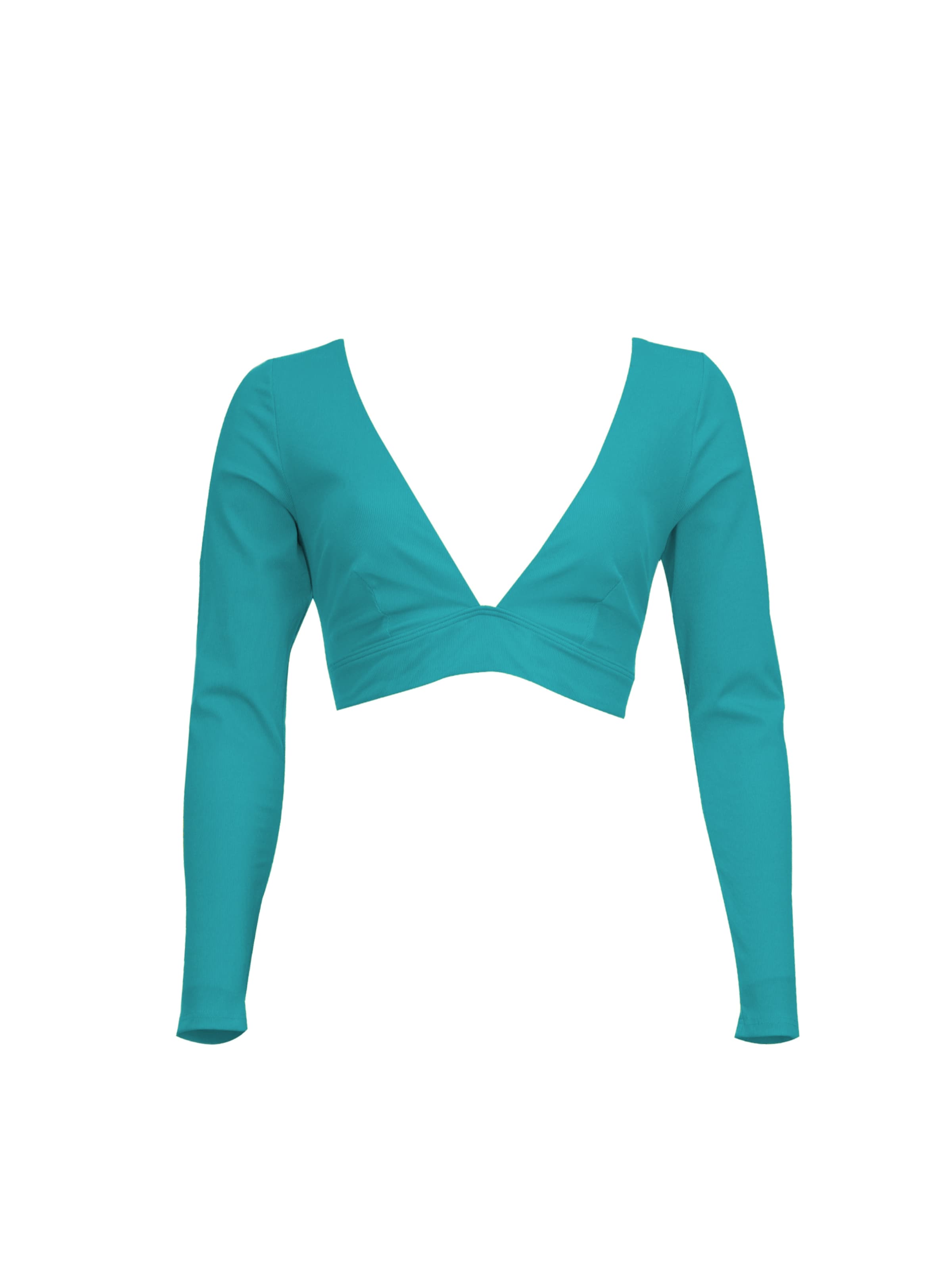 T-shirt Top per bikini di VIVID in verde: frontale
