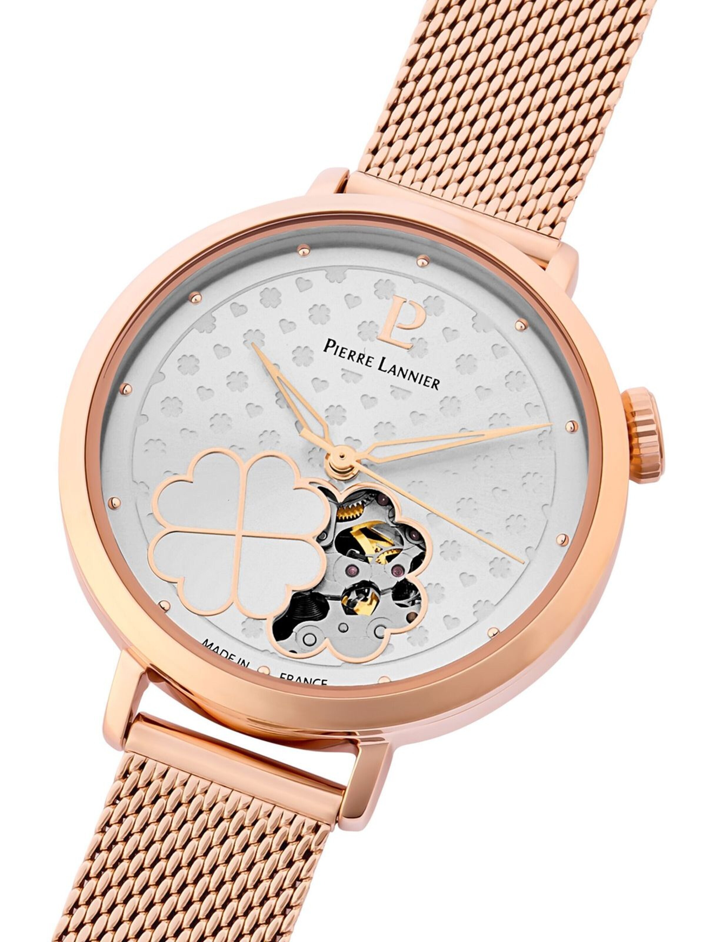 Pierre Lannier Analog watch 'Automatic watch Esperance' in Silver