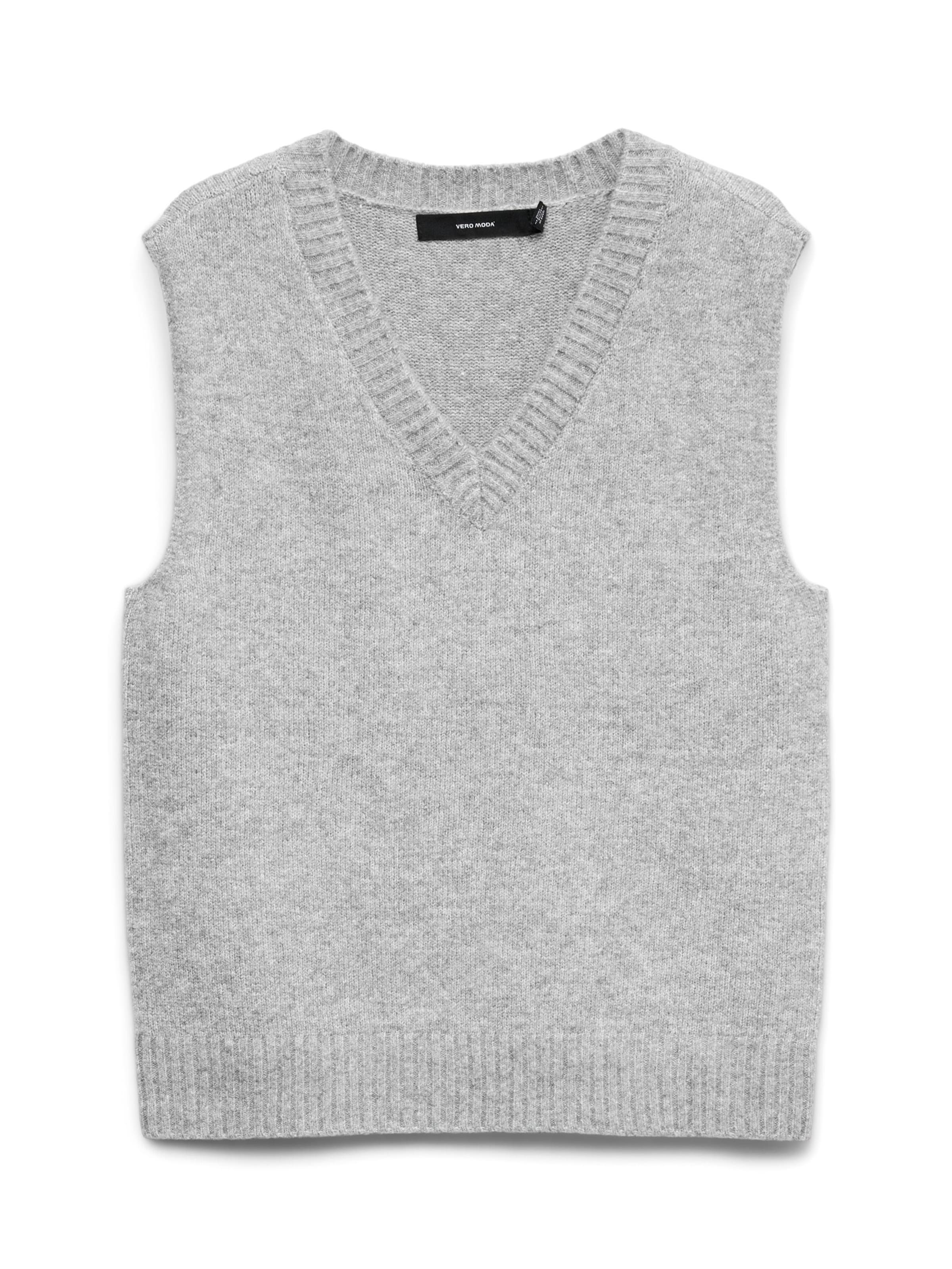 VERO MODA Sweater 'VMBoom' in Grey: front