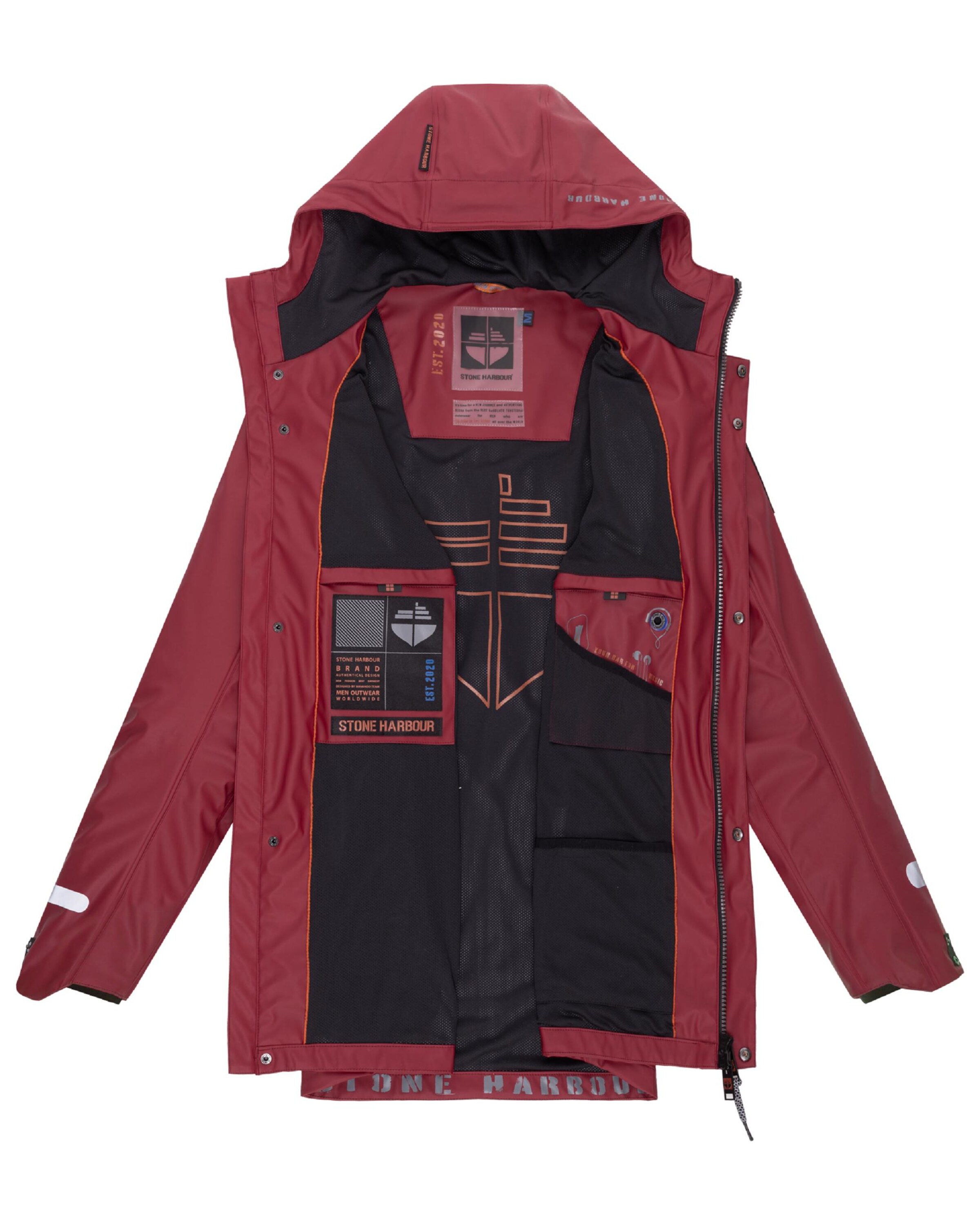 STONE HARBOUR Funktsionaalne jope 'Tamio', värv punane