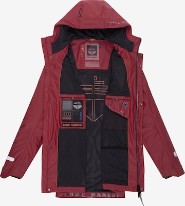 STONE HARBOUR Weatherproof jacket 'Tamio' in Red
