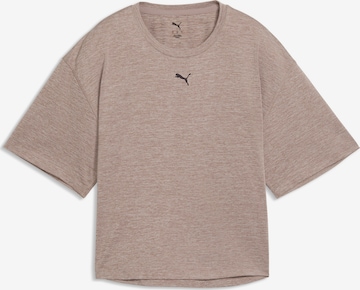 PUMA Performance Shirt 'Cloudspun' in Beige: front