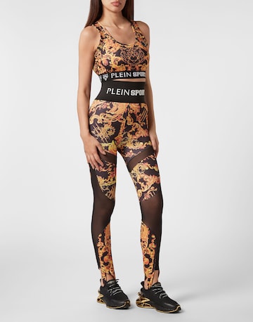 Top 'Baroque' di Plein Sport in nero