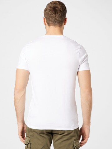 T-Shirt SELECTED HOMME en blanc