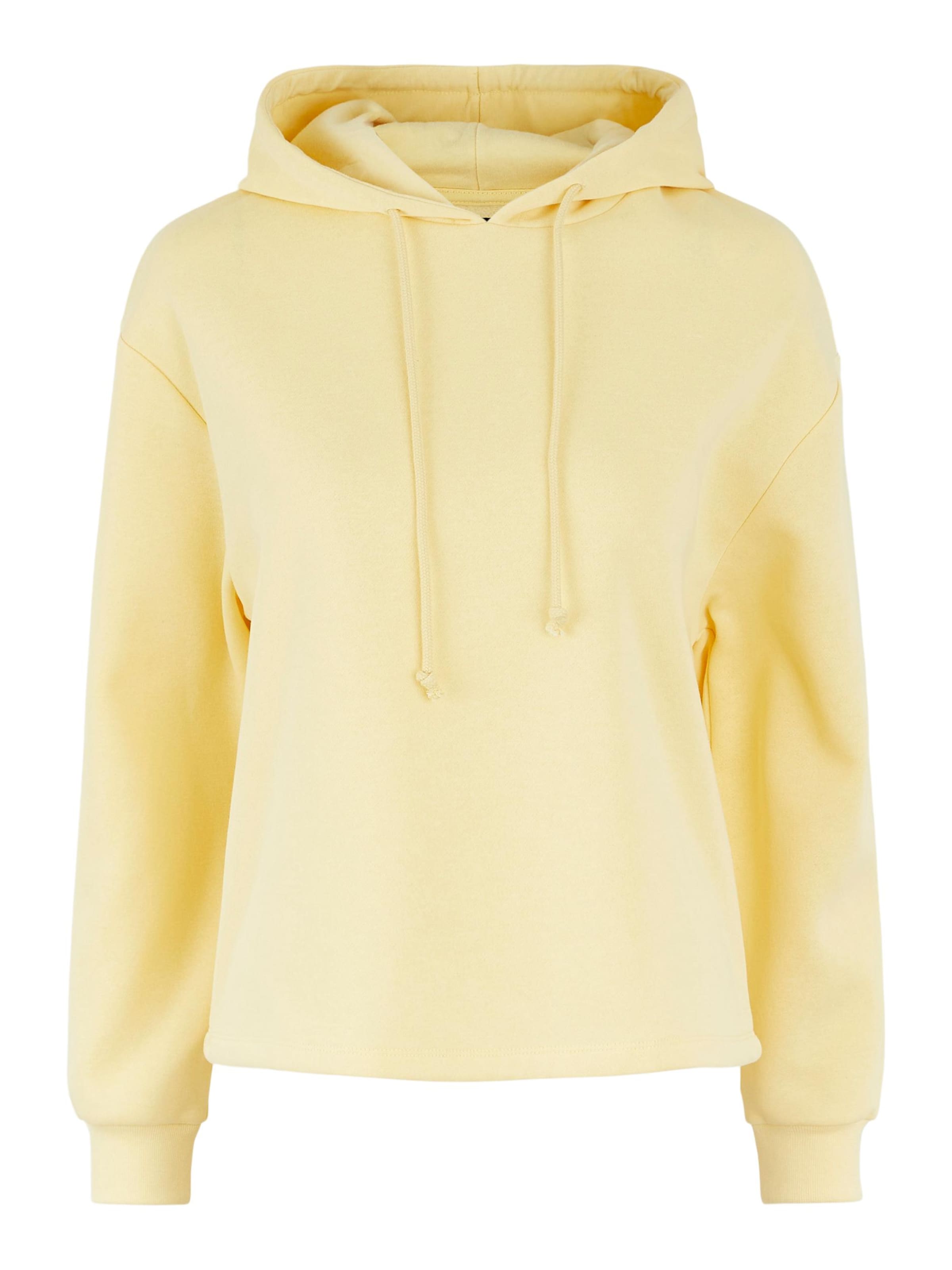 PIECES Μπλούζα φούτερ 'PCChilli' σε κίτρινο: μπροστά