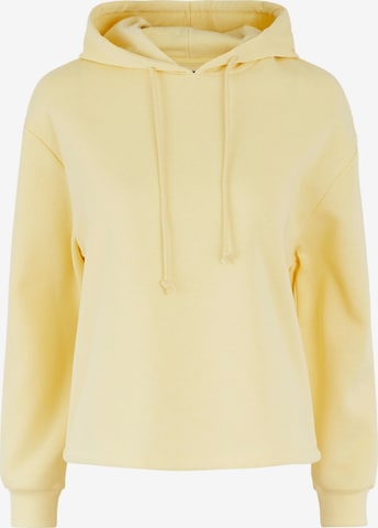 PIECES Sweatshirt 'PCChilli' in Yellow: front