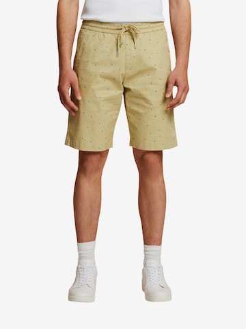 ESPRIT Regular Broek in Beige: voorkant