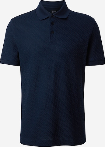 T-Shirt 'H-Prout 228' BOSS en bleu : devant