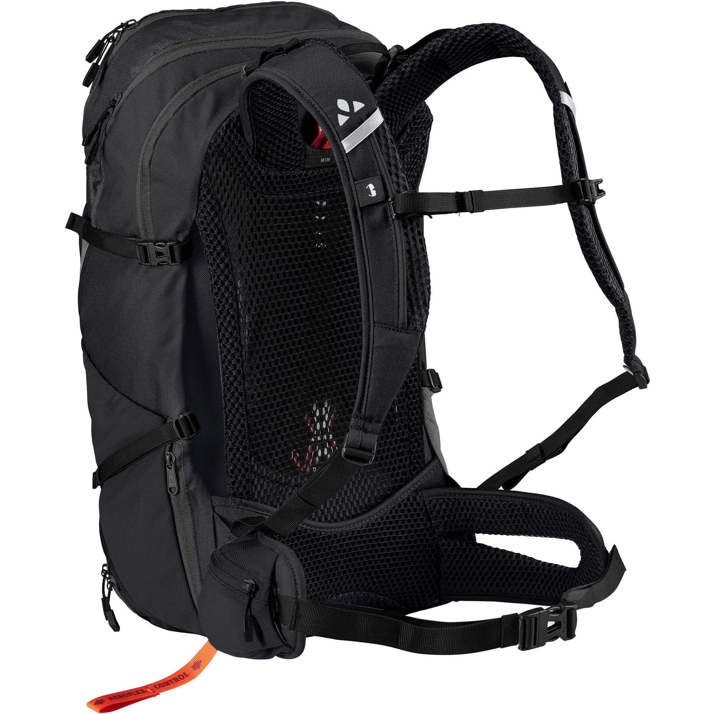 VAUDE Sportrugzak 'Bike Alpin Pro 28 +' in Zwart