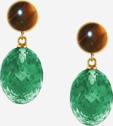 Gemshine Ohrringe in Green: front