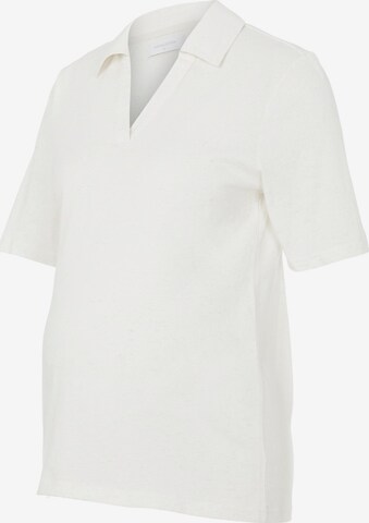 MAMALICIOUS Shirt 'YOA' in White: front