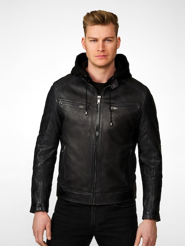 Veste mi-saison 'Fabio' RICANO en noir : devant