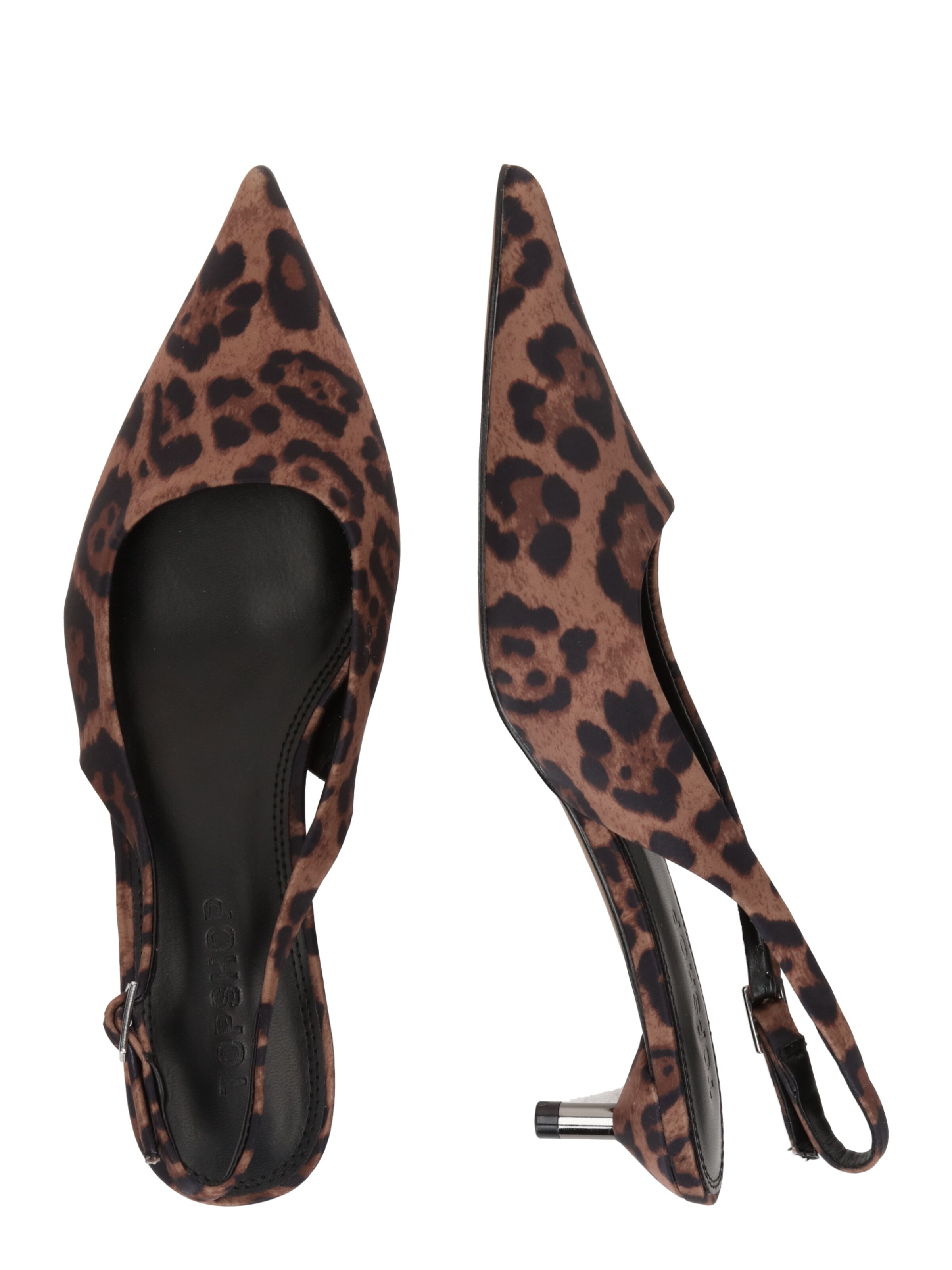 Décolleté sling 'Ellie' di TOPSHOP in marrone