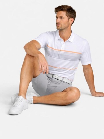 Cocain Underwear Regular fit Athletic Button Up Shirt 'Poloshirt' in White