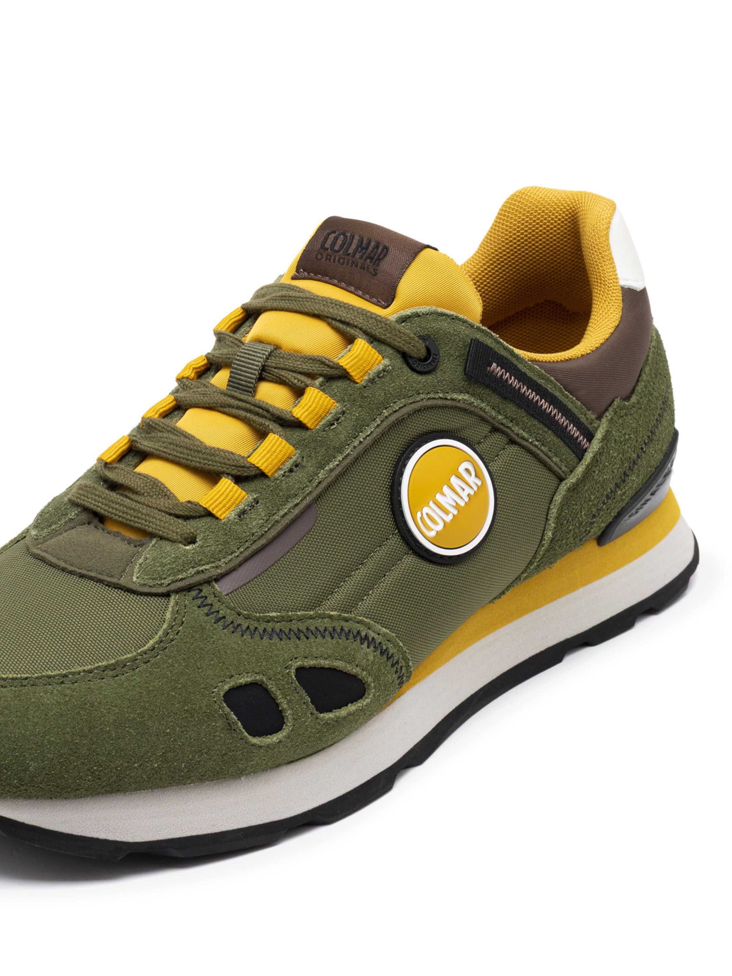 Colmar Platform trainers 'Travis Sport Colors' in Green: side