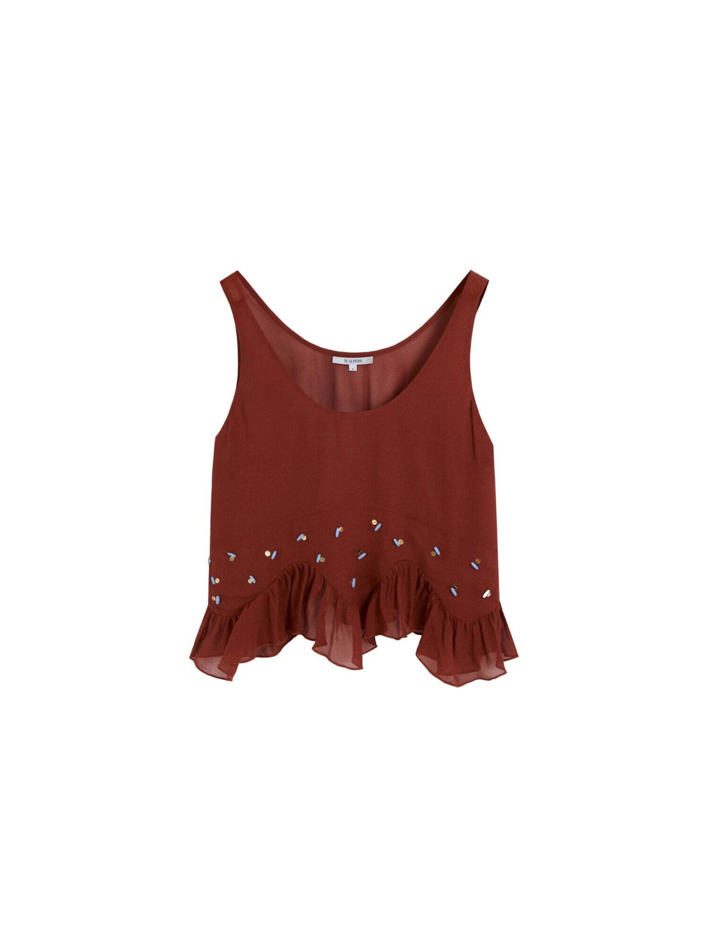 Haut Scalpers en rouge : devant