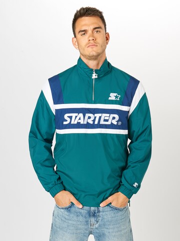 Starter Black Label Regular Fit Overgangsjakke i grønn: forside