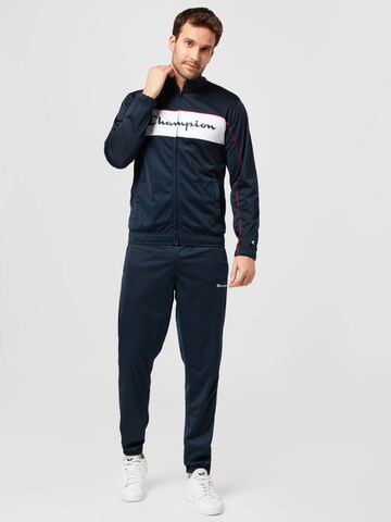 Champion Authentic Athletic Apparel Облекло за трениране в синьо: отпред