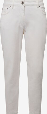 Dollywood Slim fit Jeans in White: front