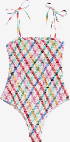 Next Bandeau Uimapuku värissä valkoinen: etupuoli