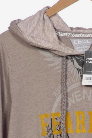 CECIL Sweatshirt & Zip-Up Hoodie in XL in Beige