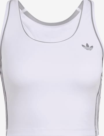 ADIDAS PERFORMANCE Спортивный топ в Белый: спереди
