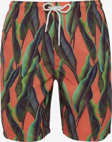 La V Swimming shorts in Orange: front