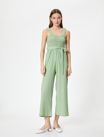 Koton Jumpsuit in Grün: Vorderseite