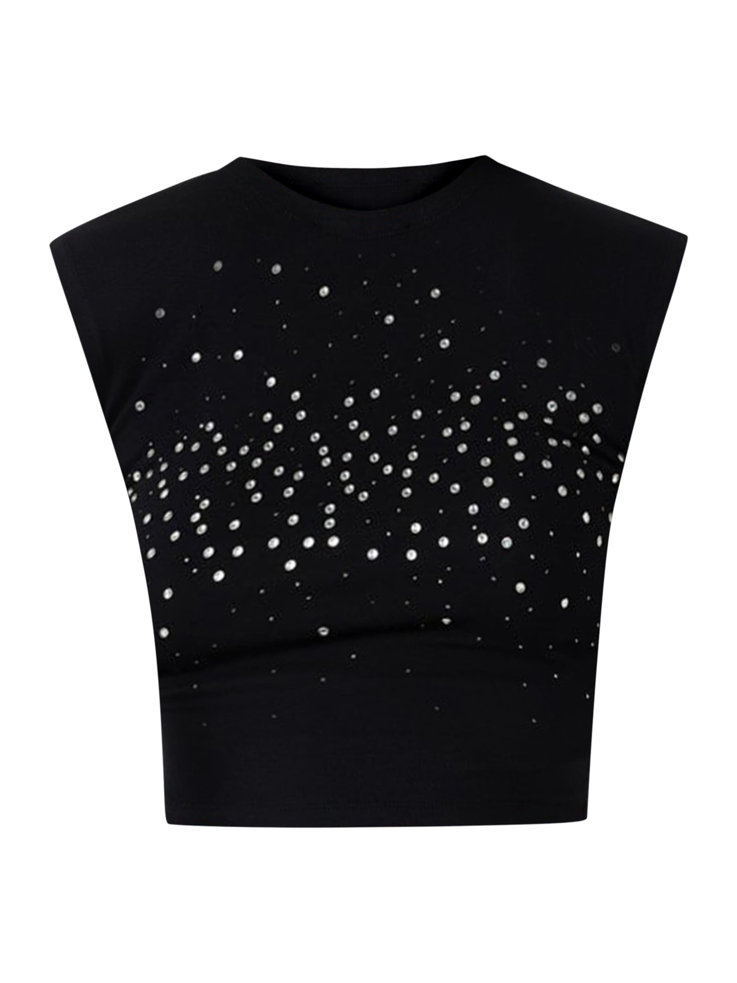 No Matter What Top in Black: front