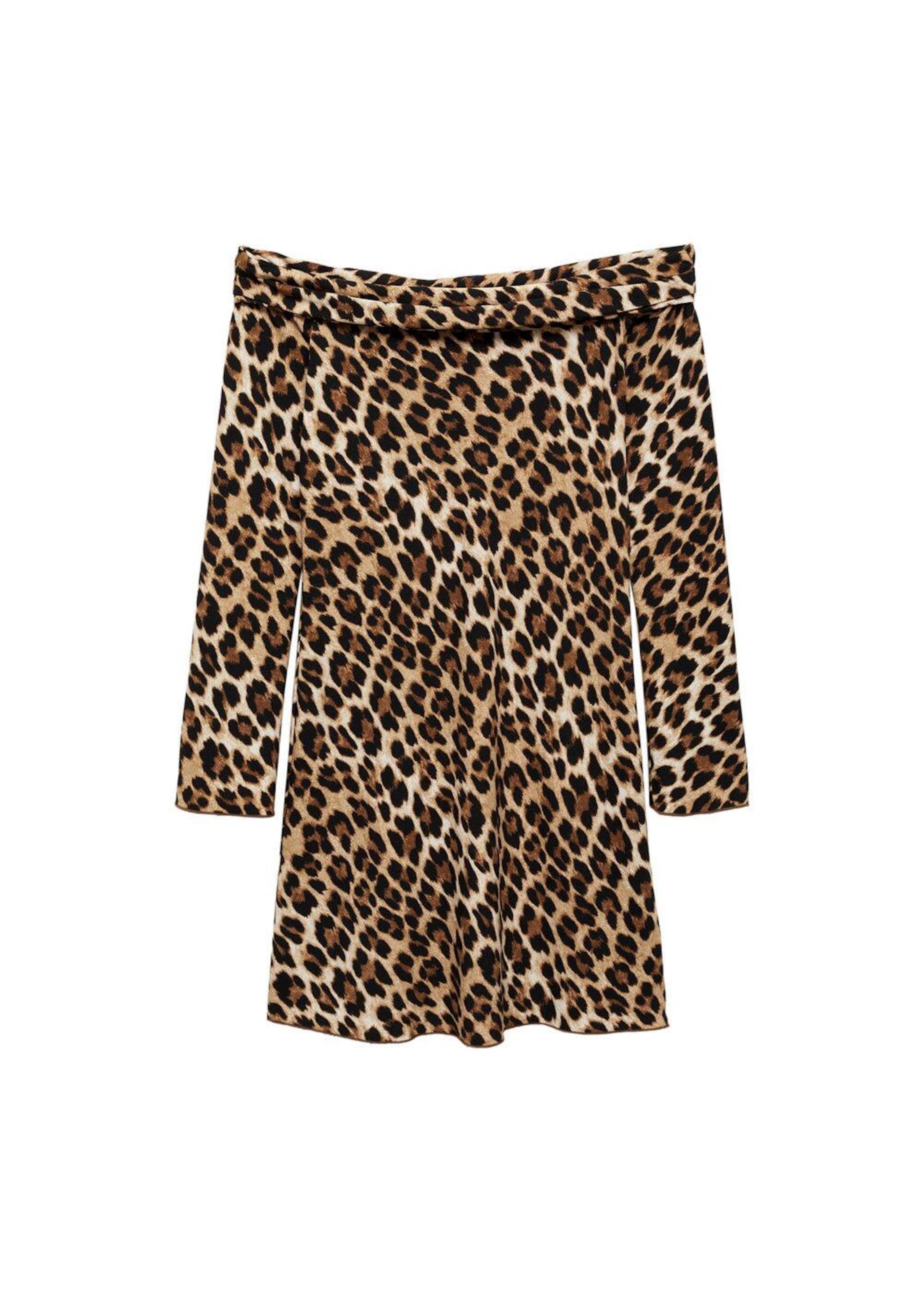 MANGO Klänning 'Stark' i brun: framsida