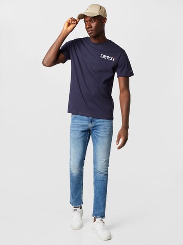 Tommy Jeans - Camiseta en azul