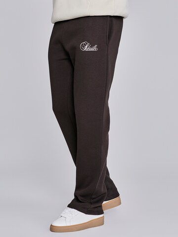 Loosefit Pantalon SikSilk en marron