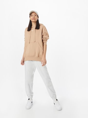 Nike Sportswear Sweatshirt 'Phoenix Fleece' in Beige