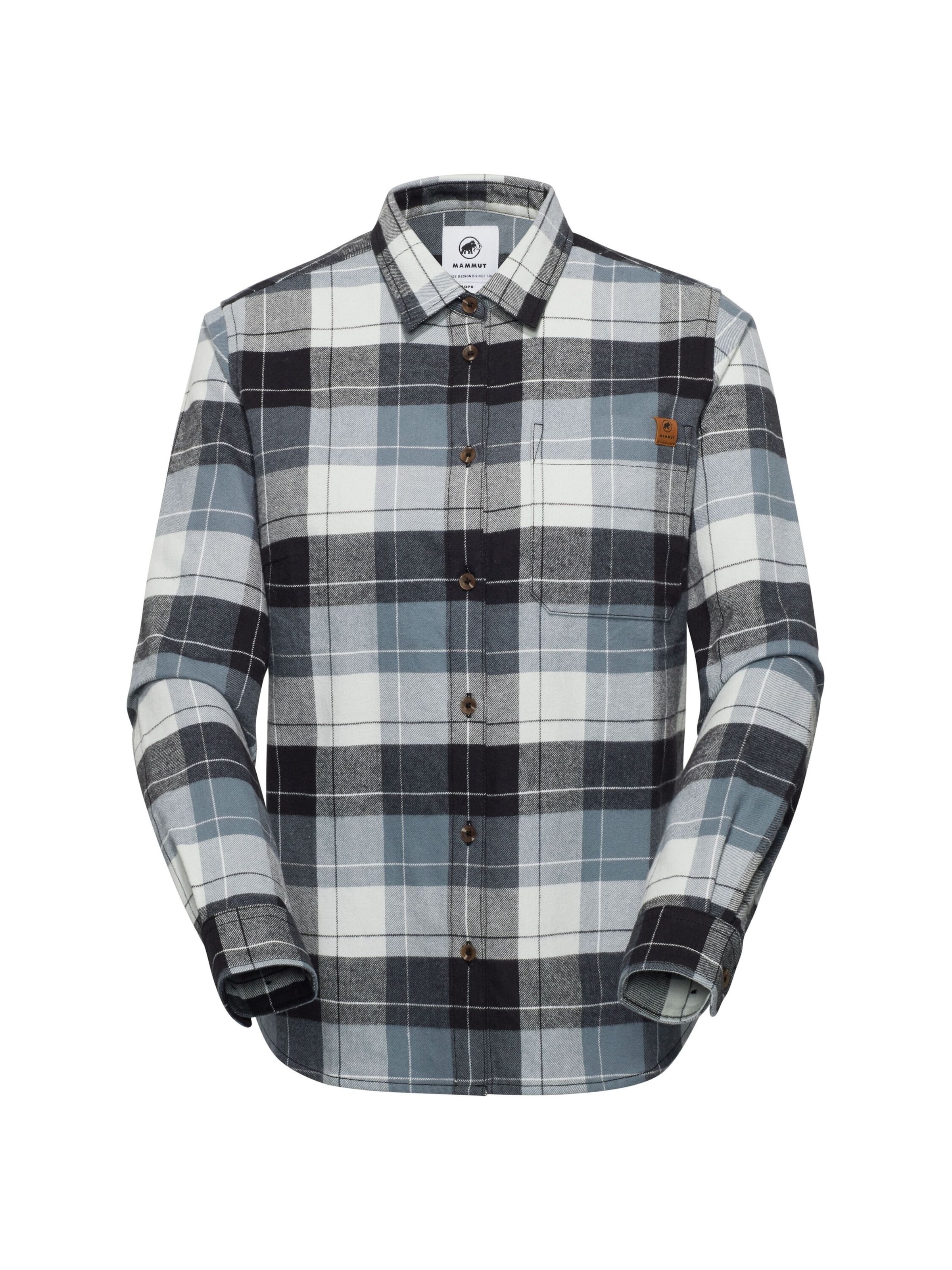 MAMMUT Bluse ‘Trovat’ in Grau: Vorderseite