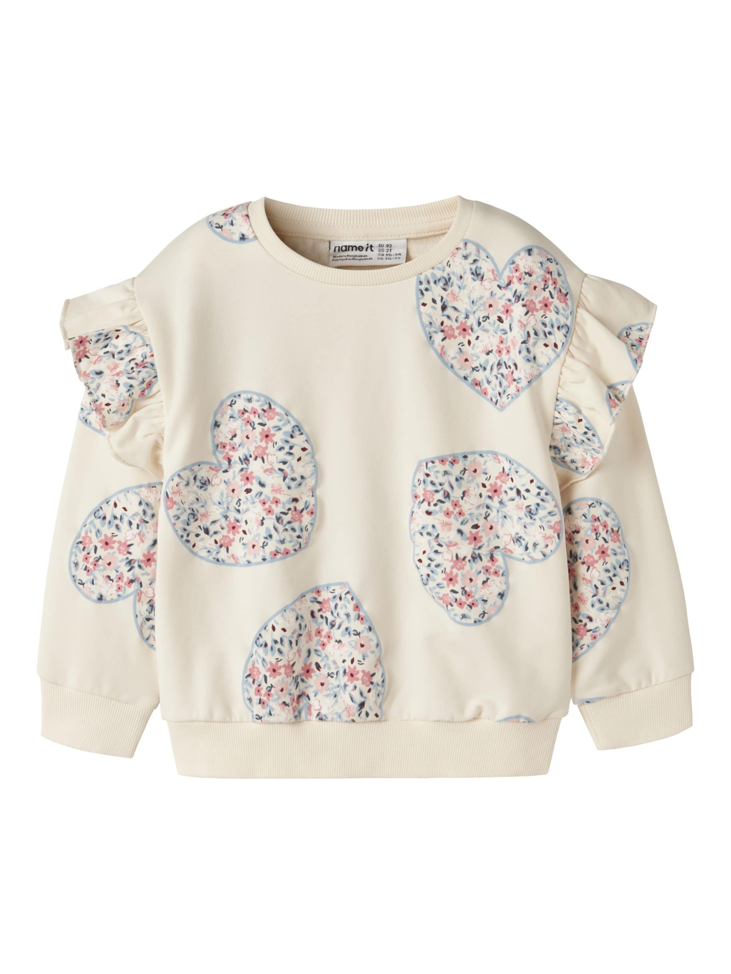 NAME IT - Sudadera en blanco: frente