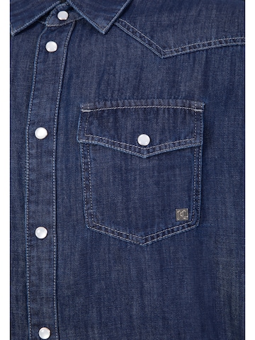 Karl Lagerfeld - Ajuste regular Camisa en azul