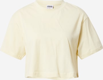 T-shirt Urban Classics en jaune : devant