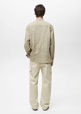 MANGO MAN Regular Fit Hemd 'Becrux' in Grün