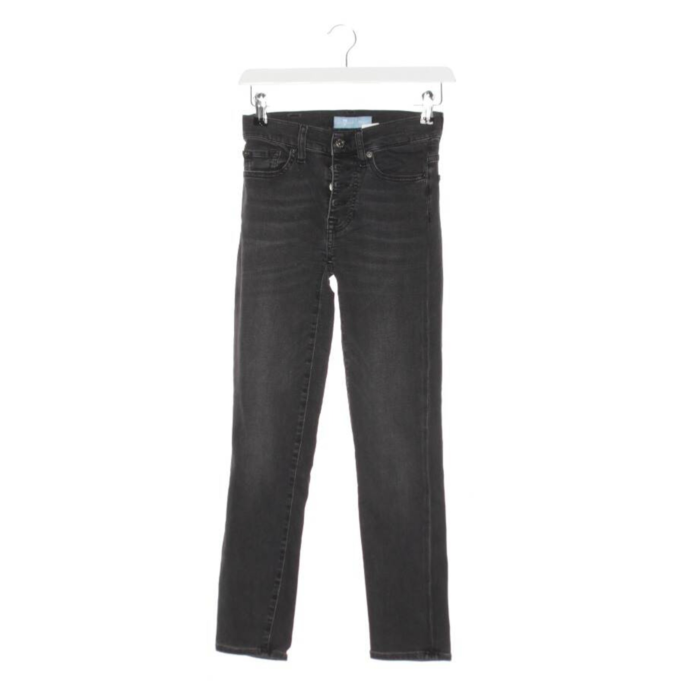 7 for all mankind Jeans 24 in Grau: Vorderseite