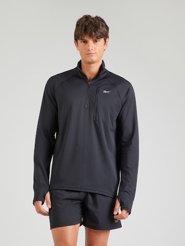 Reebok Functioneel shirt in Zwart: voorkant