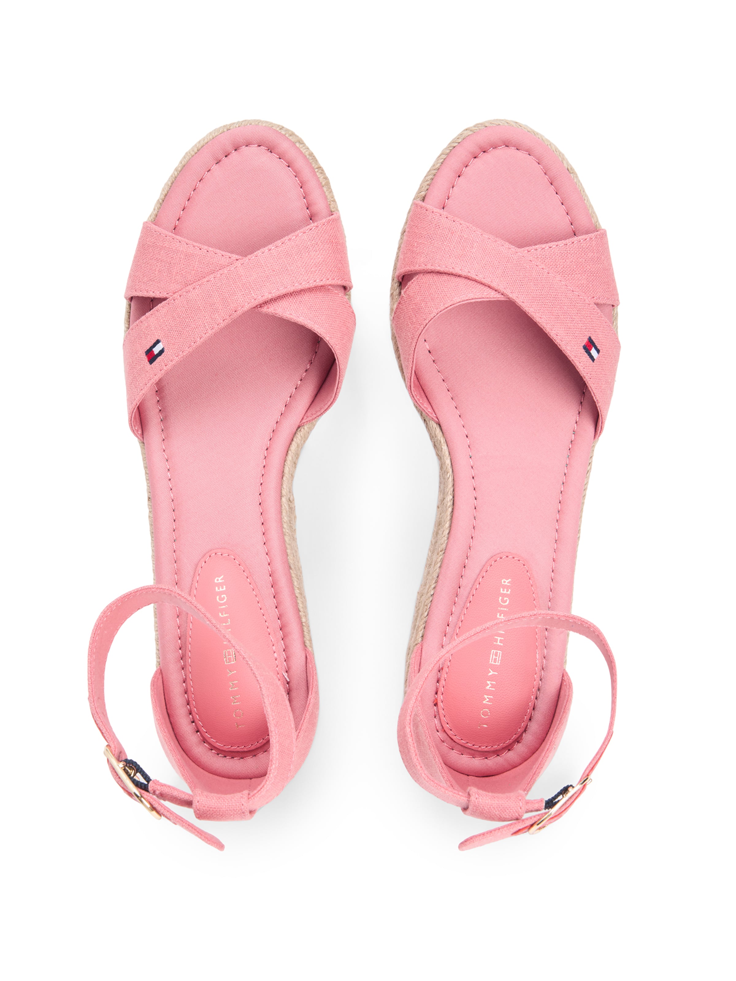 TOMMY HILFIGER Remmisandaalit värissä vaaleanpunainen