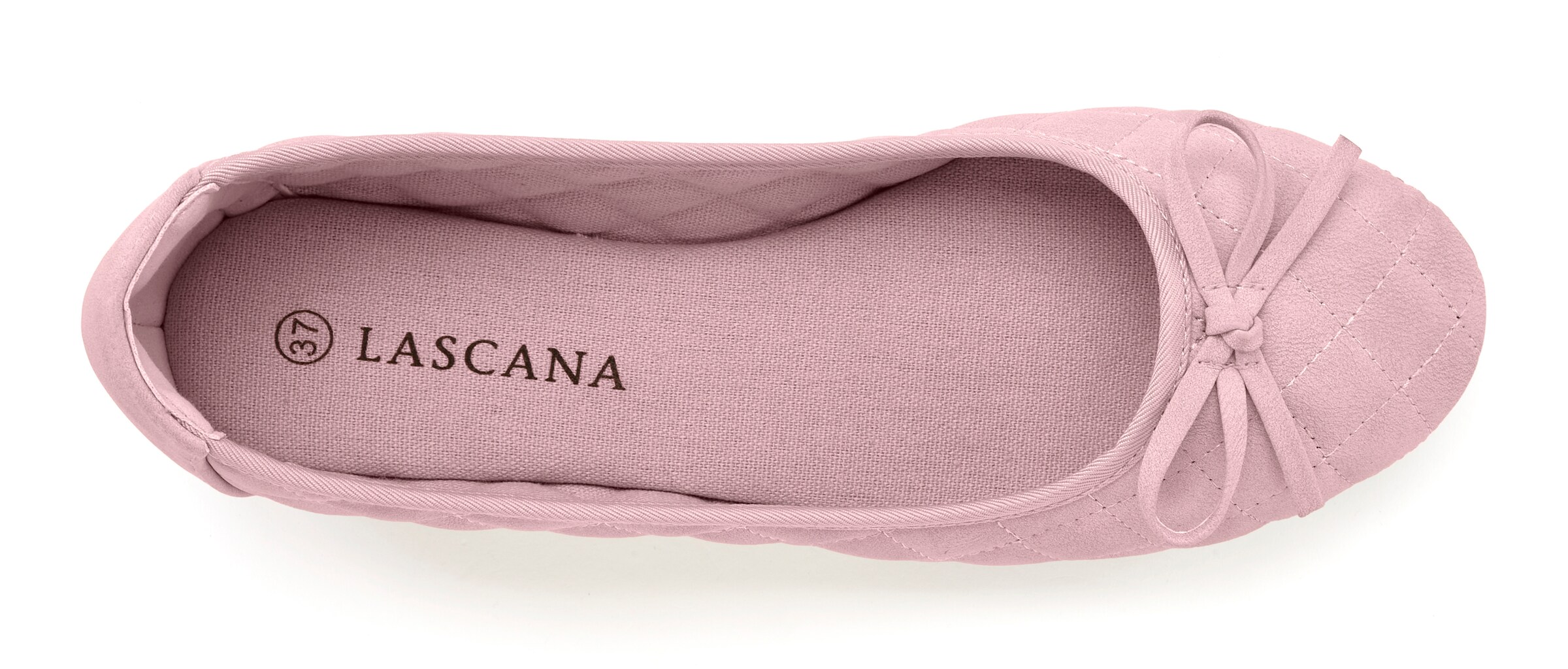 LASCANA Ballerina värissä vaaleanpunainen