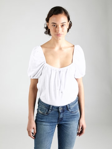 T-shirt Dorothy Perkins en blanc : devant